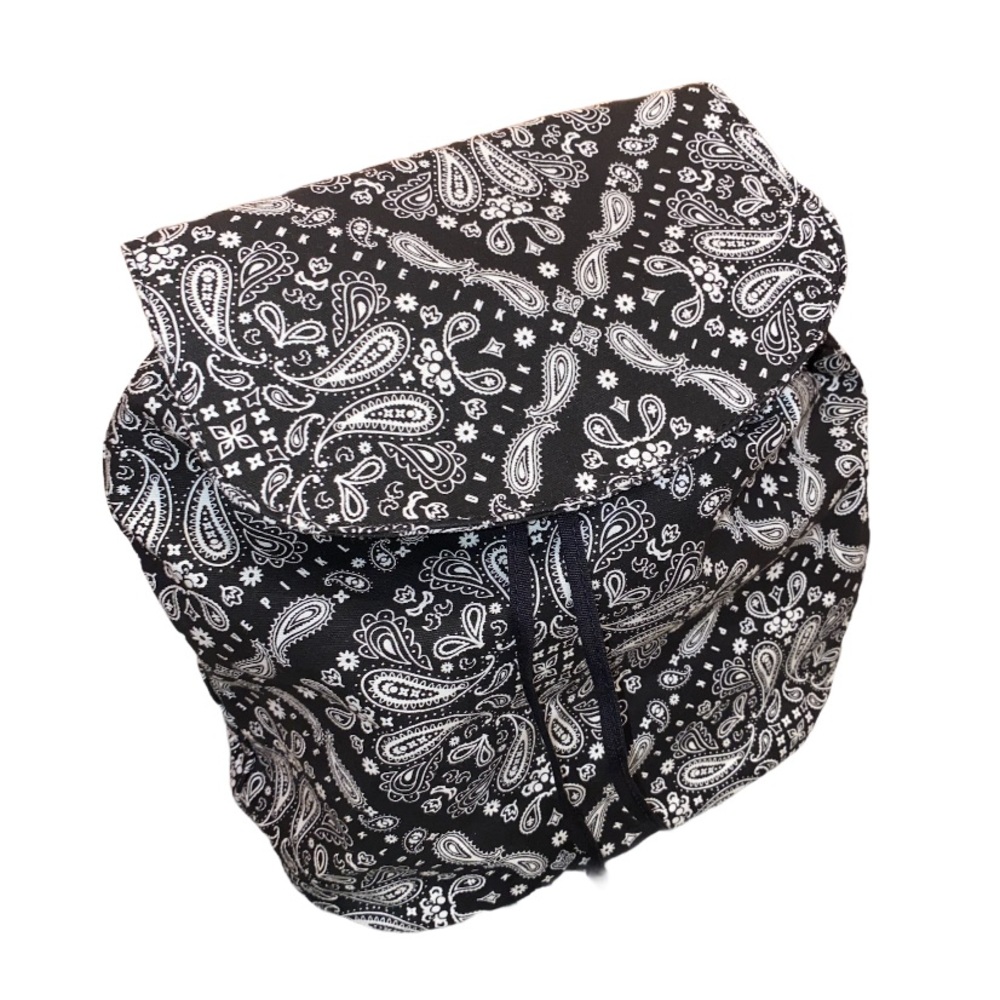 Victoria’s Secret Black White Paisley Back-Pack